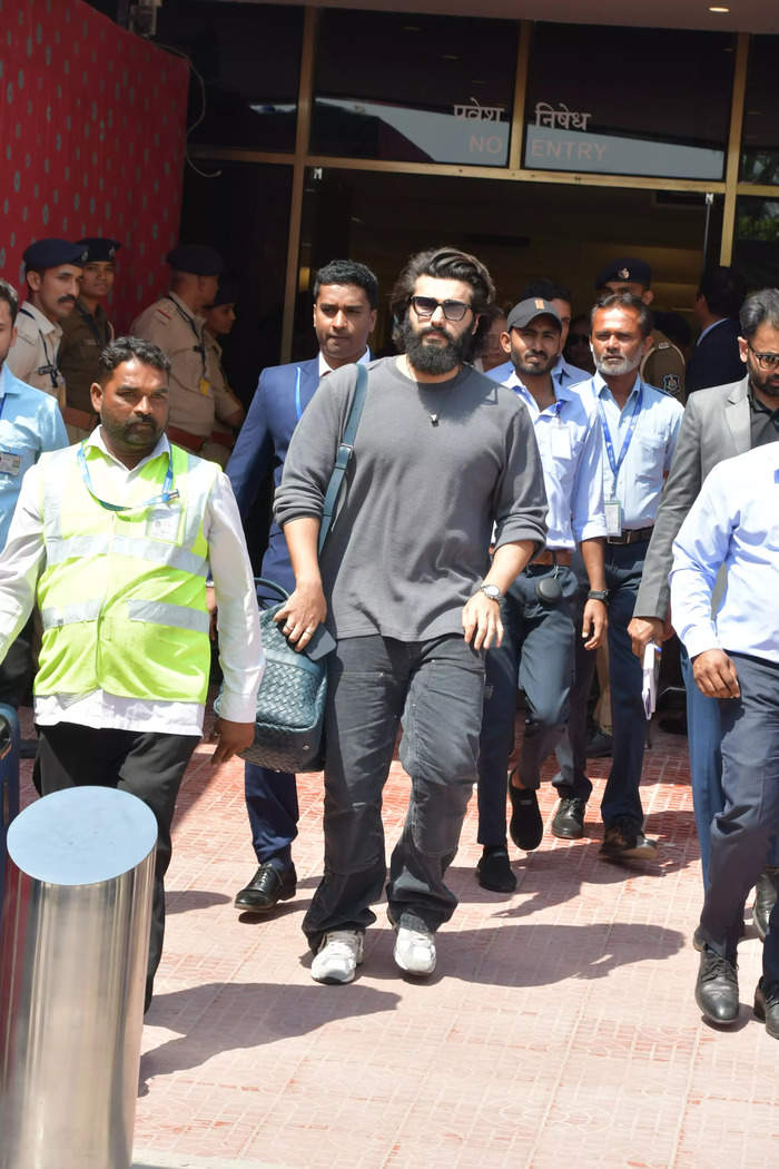 Arjun Kapoor has landed in Jamnagar