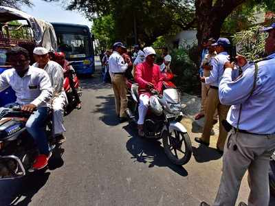 Over 25,000 penalised for helmetless ride in Mumbai amid lockdown