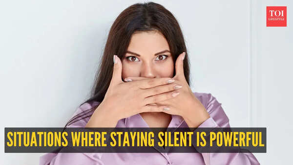 5 situations where staying silent is powerful