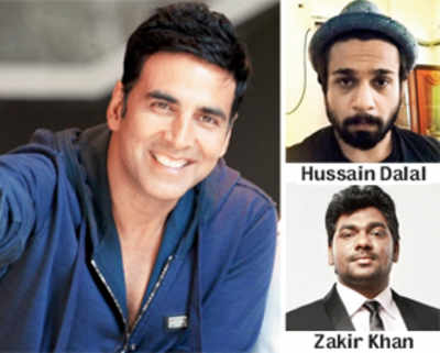 Akshay Kumar finds his mentors in Zakir Khan and Hussain Dalal
