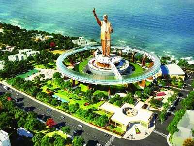 Ambedkar memorial project: Statue height to be raised by 100 feet