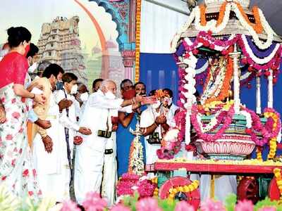 Muted Dasara festivities begin