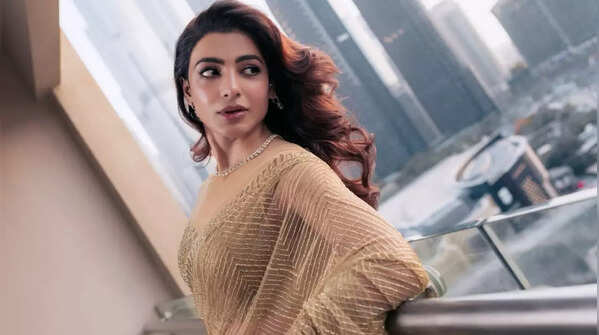 A saree that shimmers with modern elegance