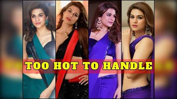 Shraddha Das’s sexy poses in a saree will make you say hot damn!