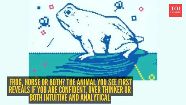 Optical illusion personality test: Frog, horse or both? The animal you see first reveals if you are confident, over thinker or both intuitive and analytical