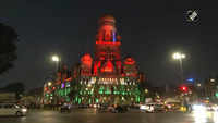 Mumbai's iconic CSMT illuminates in Tricolour on eve of 73rd R-Day 