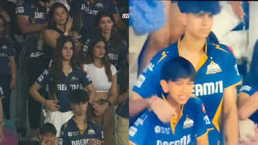 Watch: Ashish Nehra's son, Shubman Gill's sister reduced to tears after Gujarat Titans lose Eliminator to Mumbai Indians