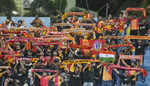 After a long wait of 22 years, it's an explosion of red and gold at East Bengal