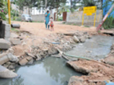 Culvert repair blocks road for residents