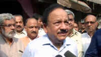 Harsh Vardhan visits vandalised temple in Delhi, appeals residents to maintain harmony 