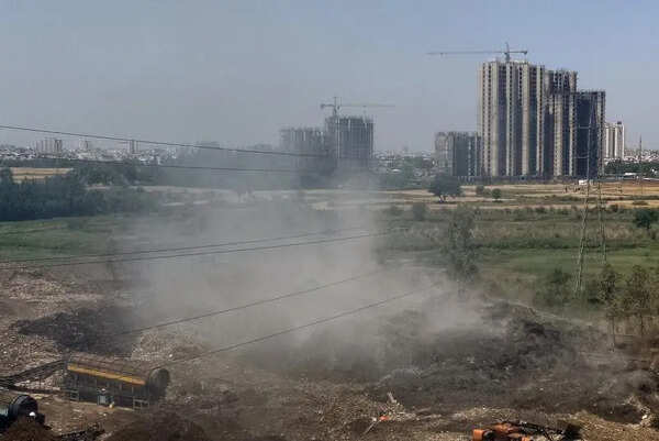 Raging dumpsite fire leave residents struggling to breathe