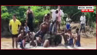 Odisha: 5-year-old boy, trapped between two rocks in a river, rescued by fire department workers 
