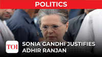 'Rashtrapatni' row: Congress president Sonia Gandhi defends Adhir Ranjan over his controversial comment 
