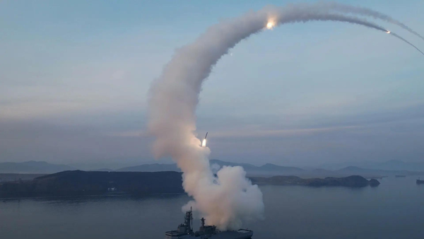 North Korea fires around 10 ballistic missiles toward Sea of Japan amid military drill tensions