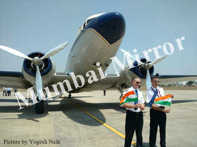 Breitling DC-3 world tour reaches Nagpur