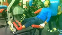 Watch: Injury fails to deter Shikhar Dhawan from working out in gym 