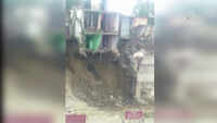 Caught on cam: Shops collapse in Dehradun due to continuous downpour 