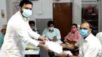 Bihar polls: Tejashwi Yadav files nomination from Raghopur constituency 