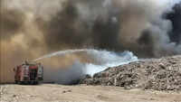 Nagpur: Major fire at Bhandewadi dumping yard 