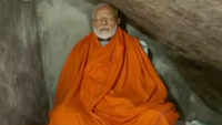 Watch: PM Narendra Modi meditates at holy cave near Kedarnath shrine 
