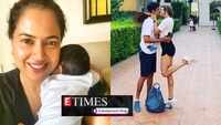 Sameera Reddy posts an inspirational message on breastfeeding; Drashti Dhami shares a passionate kiss with hubby Neeraj Khemka, and more... 