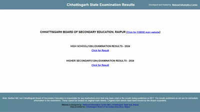 CGBSE Chhattisgarh 10th, 12th Result (OUT) Highlights: 75.61% pass in Class 10; 80.74% pass in Class 12