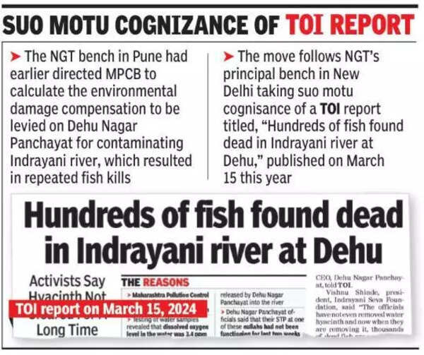 Dehu Nagar Panchayat must pay Rs14.36 crore fine for sewage discharge into Indrayani river, pollution regulator tells NGT