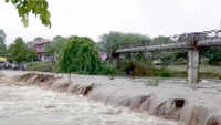 Rivers overflow due to heavy rainfall in MP’s Dewas 