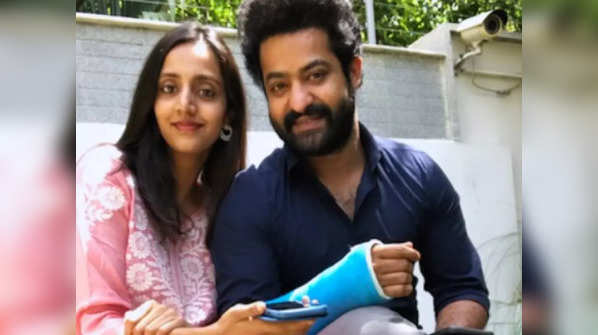 Rrr Actor And Evaru Meelo Koteeswarulu Host Jr Ntr Poses With Doting Wife Pranathi In Japan 4815