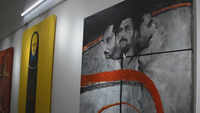 A solo painting exhibition organised in Kanpur 