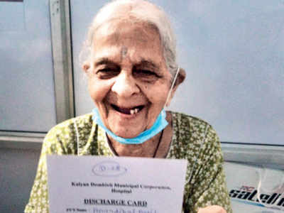106-yr-old woman wins corona battle