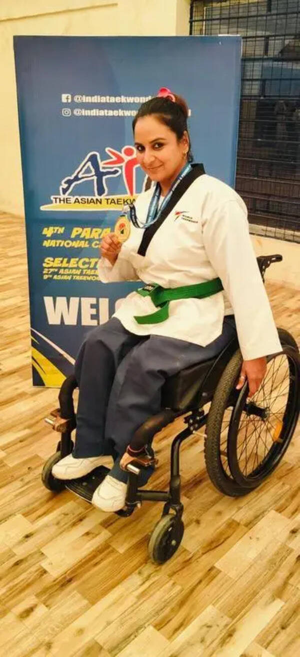 Indore athlete Sapna scripts history with fourth straight gold at Para Taekwondo National C’ship