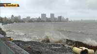 High Tide witnessed at Mumbai’s Marine Drive 