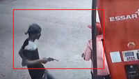 On cam: Bike-borne assailant loots petrol pump staff at gunpoint in UP’s Aligarh 