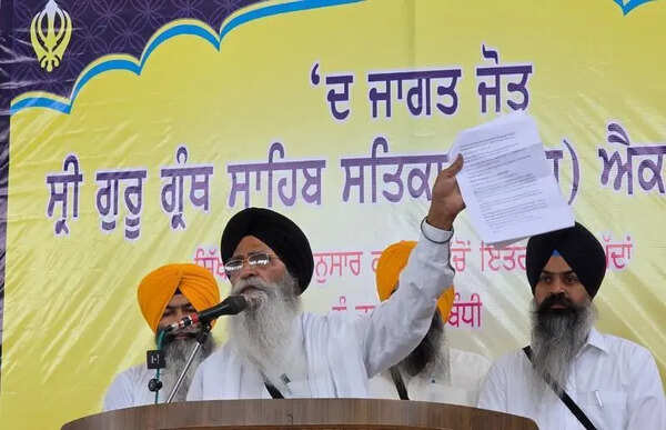 At Talwandi Sabo congregation, Sikh bodies renew opposition to new anti-sacrilege law