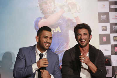 Sushant all praise for Dhoni's acting skills