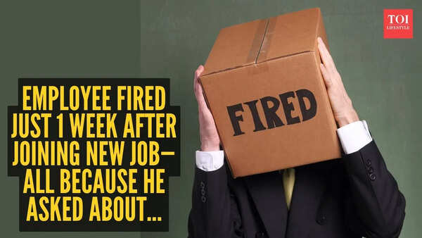 Employee fired just 1 week after joining new job— All because he asked about...