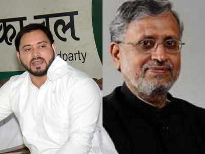 Bizarre, says Tejashwi after Bihar Dy CM Sushil Modi claims 'Lalu Yadav performed tantric rituals to kill him'