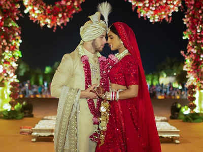 Priyanka Chopra-Nick Jonas wedding pictures: Catch the first glimpse of the couple’s Christian and Hindu weddings