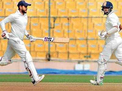 Cheteshwar Pujara, Sheldon Jackson add 201 runs for fourth wicket to leave Saurashtra short of 55 runs