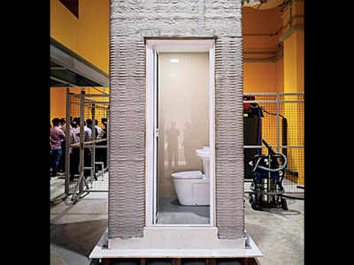 Researchers 3D print bathroom in a day