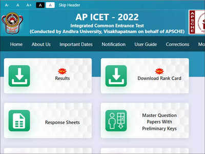 AP ICET Results (Out) 2022 LIVE Updates: AP ICET Result 2022 announced, 87.83% pass; link activated for students