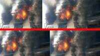 Delhi: Massive fire at a factory in Narela area; 10 fire tenders at spot 
