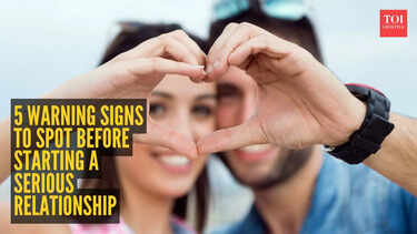 5 warning signs to spot before starting a serious relationship