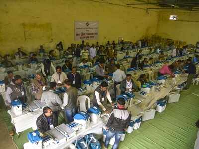 Ahead of counting, videos of EVMs being moved into strong room premises go viral