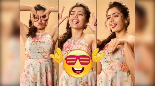 Bubbly beauty Rashmika Mandanna is taking the internet by storm with her eye-popping pictures