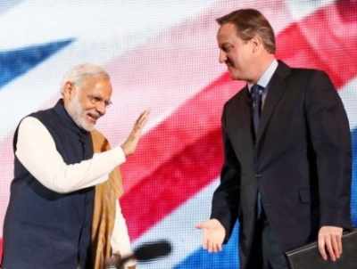 David Cameron in Kolkata: India is fortunate to have leader like Narendra Modi, says former British PM