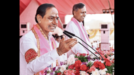 Chief minister K Chandrasekhar Rao promises to set up food processing units across Telangana if BRS is voted power again