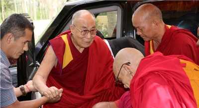 Dalai Lama arrives in Leh Ladakh on 5 day visit
