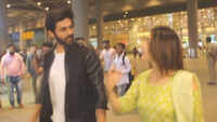 Kartik Aryan, Sara Ali Khan return from Shimla post wrapping up for Imitaz Ali’s next 